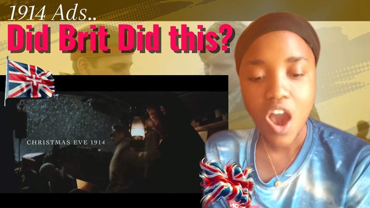 1914 British Christmas Sainsbury's Ad Reaction| African Reacts #reaction #britishhistory