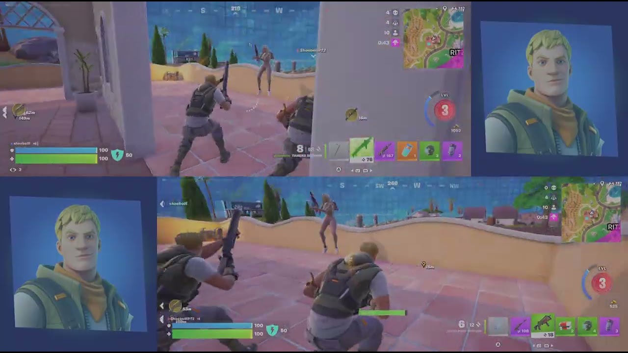 Fortnite crazy blitz royale duo gameplay pt2