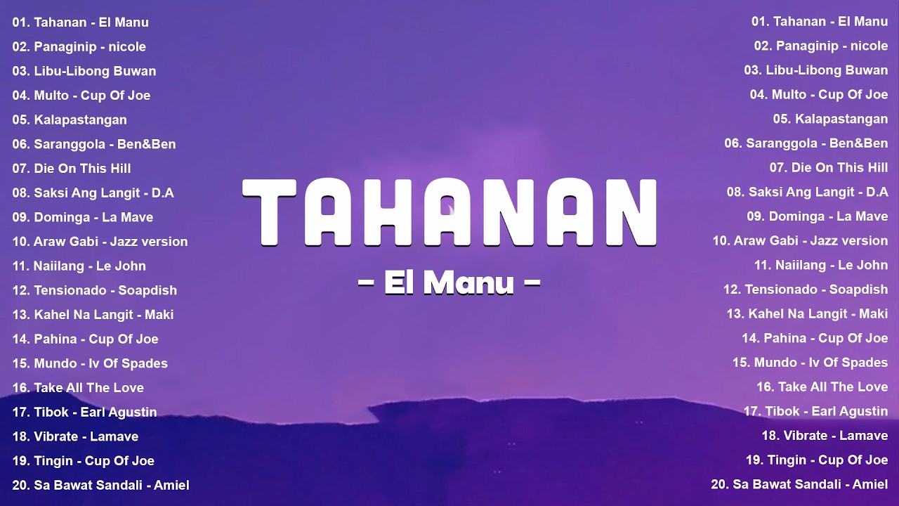 Top OPM Songs Philippines 2026 🎧 Tahanan - EL Manu, Multo | Best Tagalog Hits on Spotify & YouTube