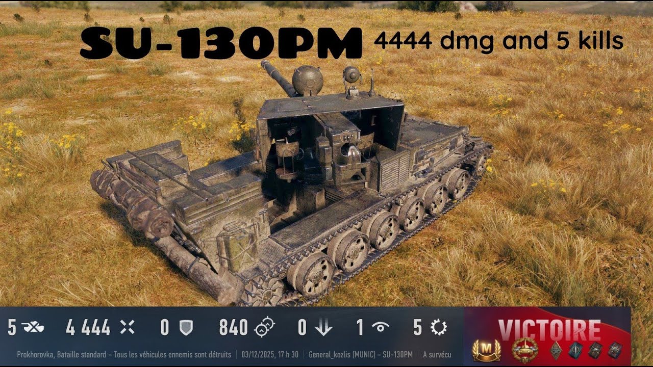World of Tanks SU-130PM - 5 Kills 4,4K Damage