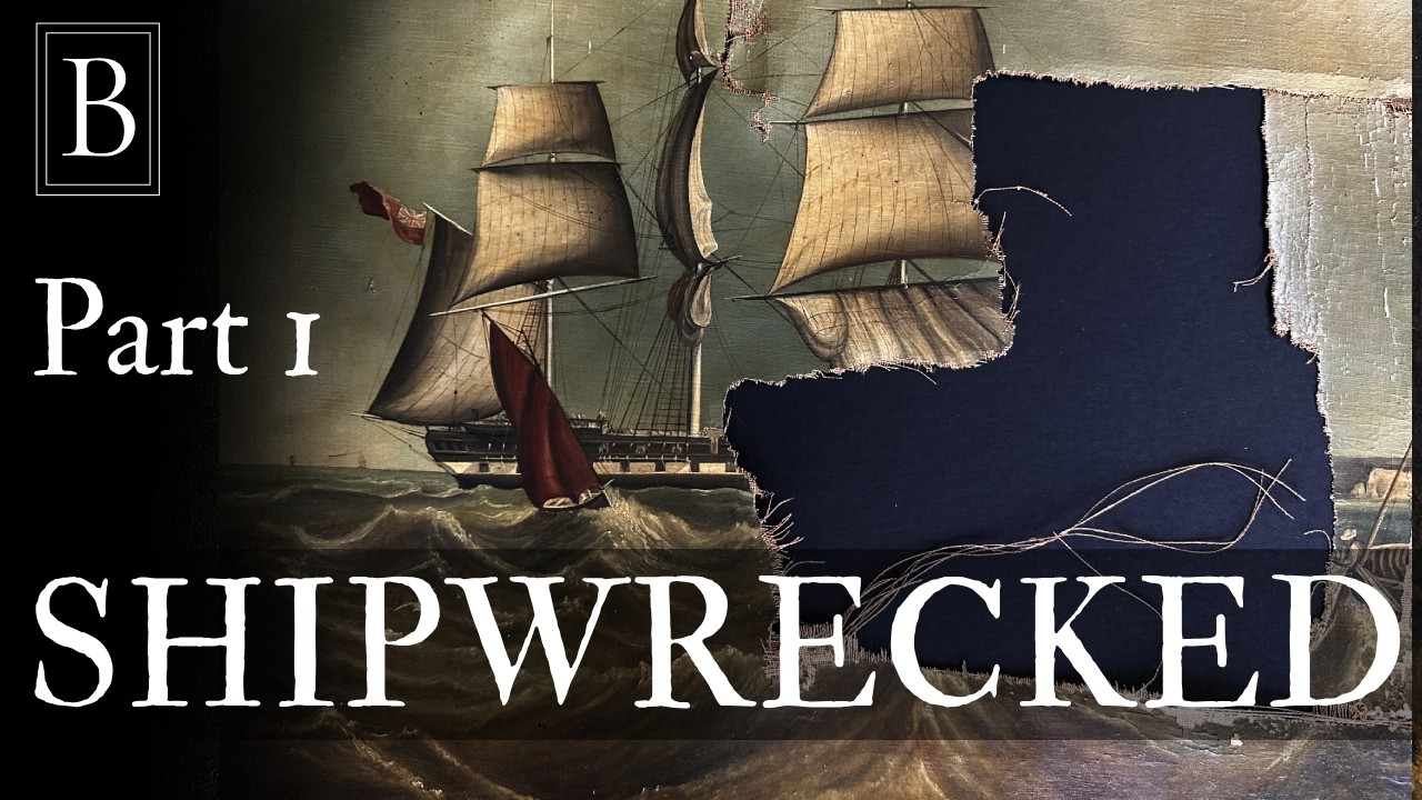 SHIPWRECKED - Restoring a seriously damaged oil painting