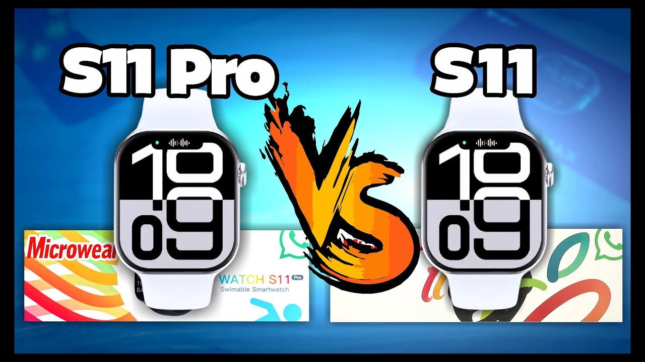 COMPARATIVO: Smartwatch S11 PRO vs S11 - Quais as Diferenças?