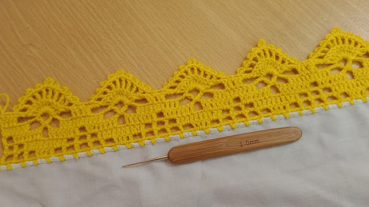crochet lace design | crochet lace rumal design @CrochetWithSamina9481