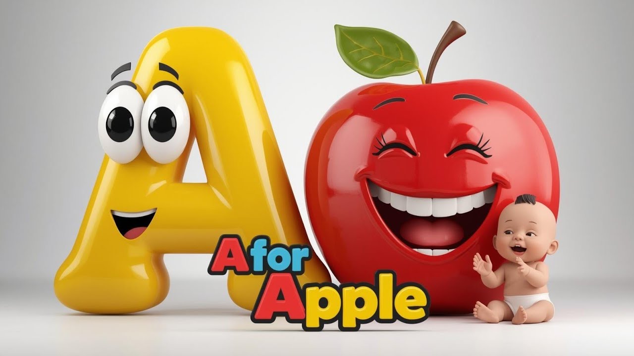 A for Apple 🍎 | abcd song | एबीसीडी | abcdefg | abcd cartoon | abc song for kids | ए फॉर एप्पल #abcd