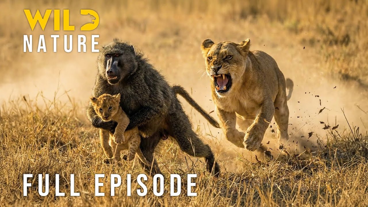 LIONS VS. BABOONS - Kruger&rsquo;s Most Brutal Survival Battle (Full Episode) | Nature animal documentary
