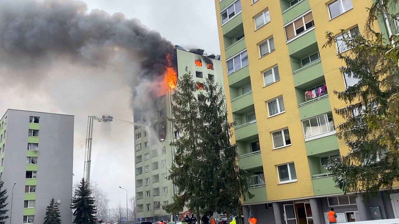 Výbuch plynu v Prešove 06 12 2019 #1# 15:00