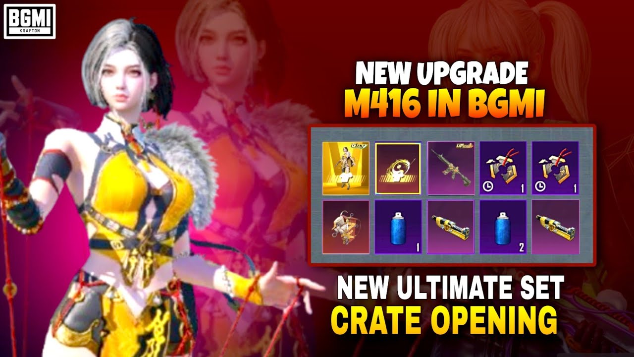 OMG 😱 ! WILD SOUL WARDEN SET & SKYBLADE M416 CRATE OPENING l NEW ULTIMATE SET IN BGMI 😍 M416
