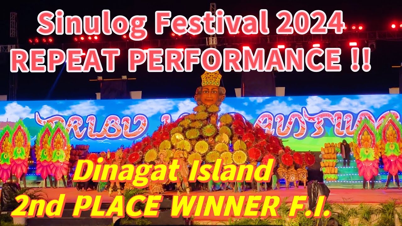Sinulog 2024 Dinagat Island REPEAT PERFORMANCE 2nd Place Ritual Showdown @ SRP Cebu January 22, 2024