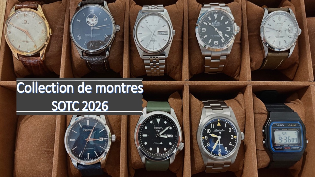 Ma Collection de Montres 2026 (SOTC) - Rolex, Omega, Seiko, Citizen, Casio..