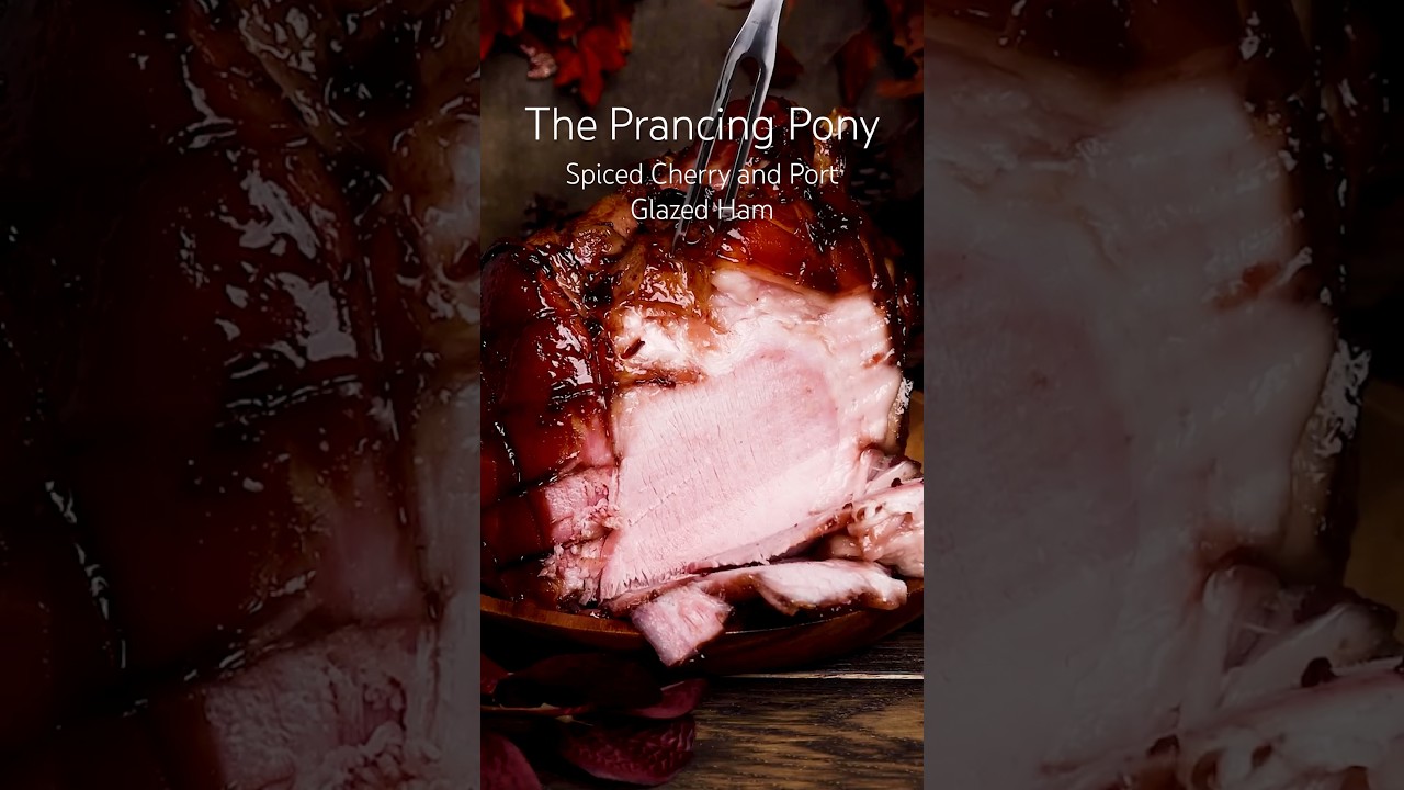 Spiced Cherry and Port Glazed Ham at the Prancing Pony🍺