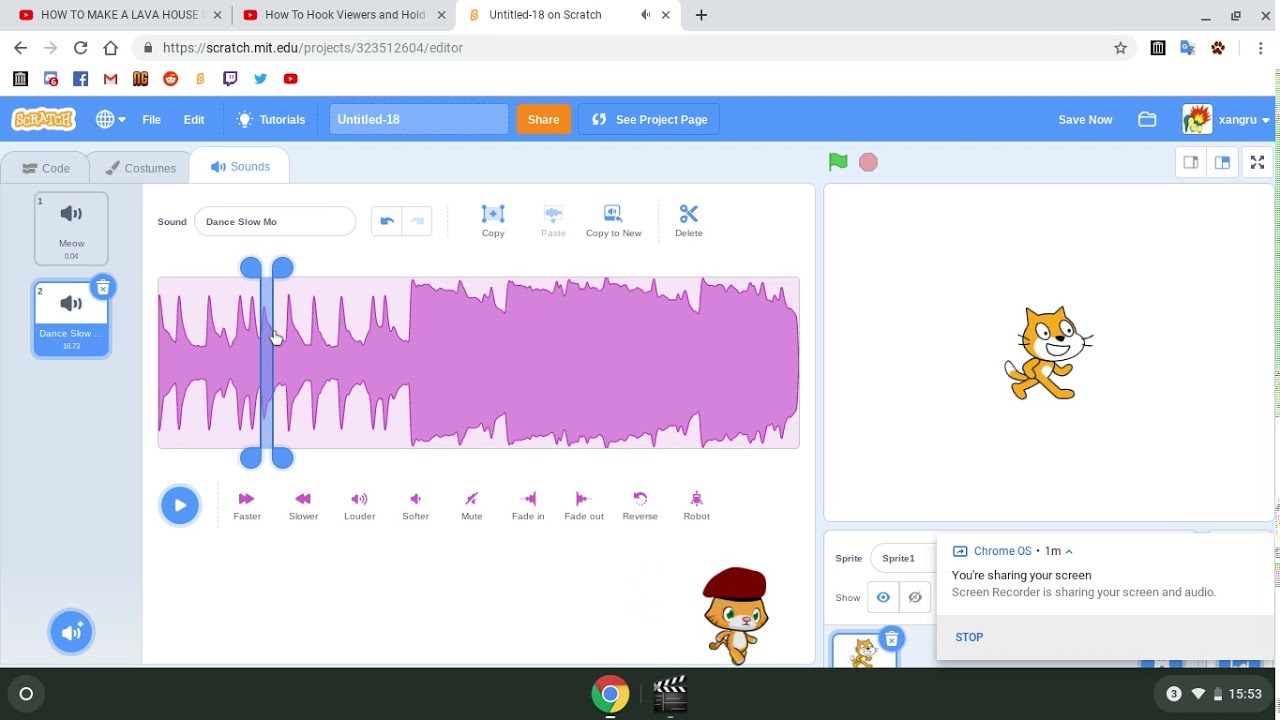Scratch Sound Editor Update