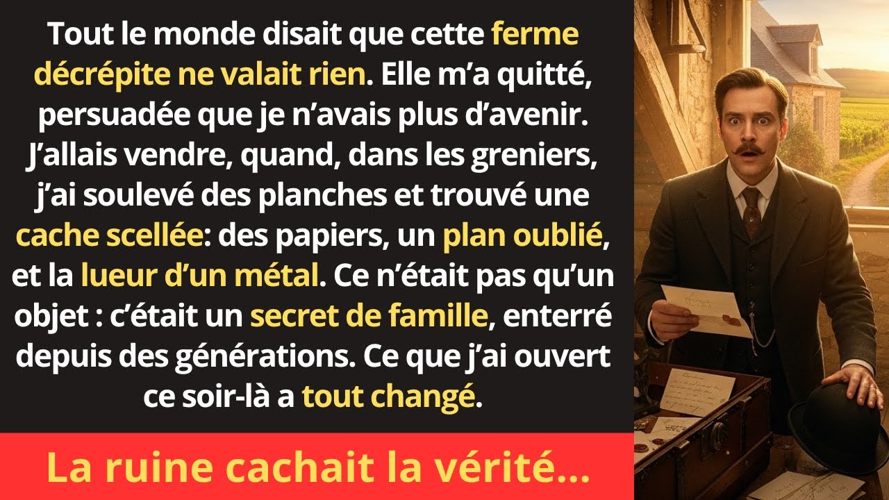 Ma femme m'abandonna quand j'héritai de cette vieille ferme décrépite — Ce que je découvris dans...