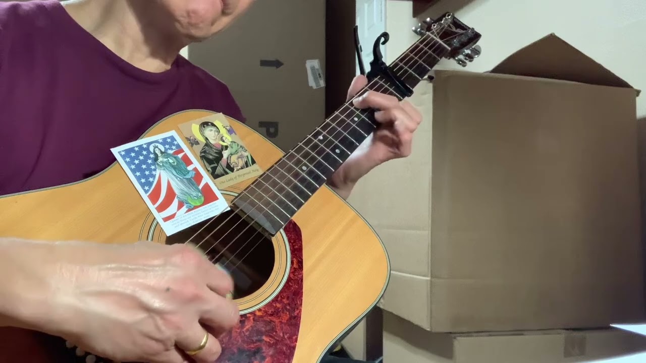 Hail Holy Queen/Rare Instrumental Acoustic guitar cover