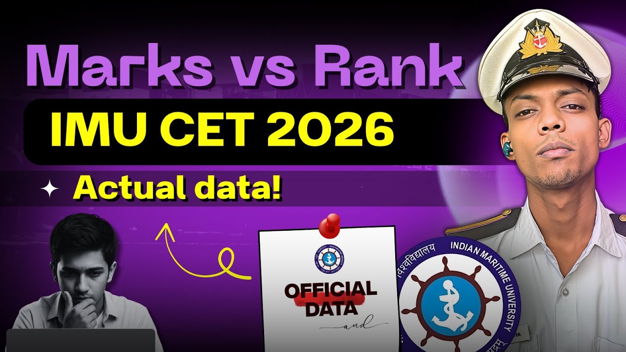 IMU CET 2026 Marks vs Rank | Official Data Analysis | College Cut-Off Explained