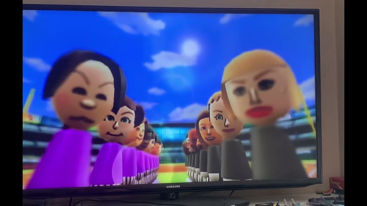 Wii sports baseball Crystal VS Silke