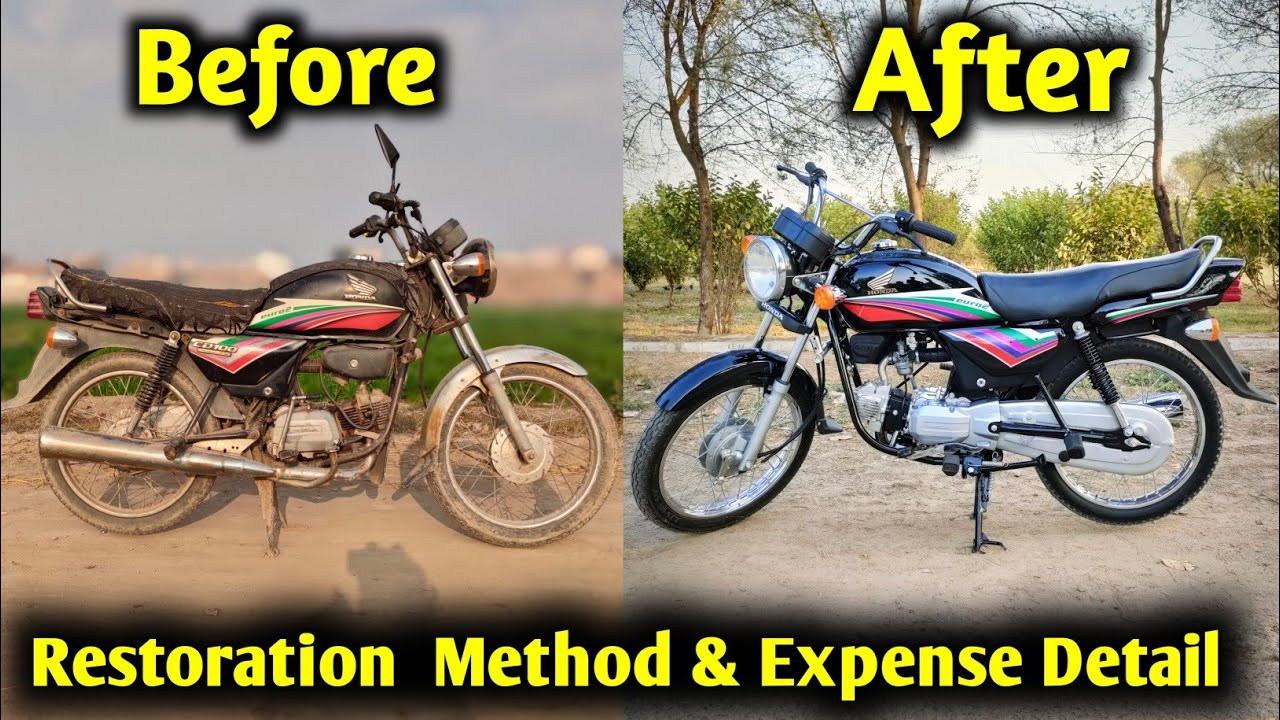 Old model Honda CD 100 Complete Restoration Method And Expense Detail