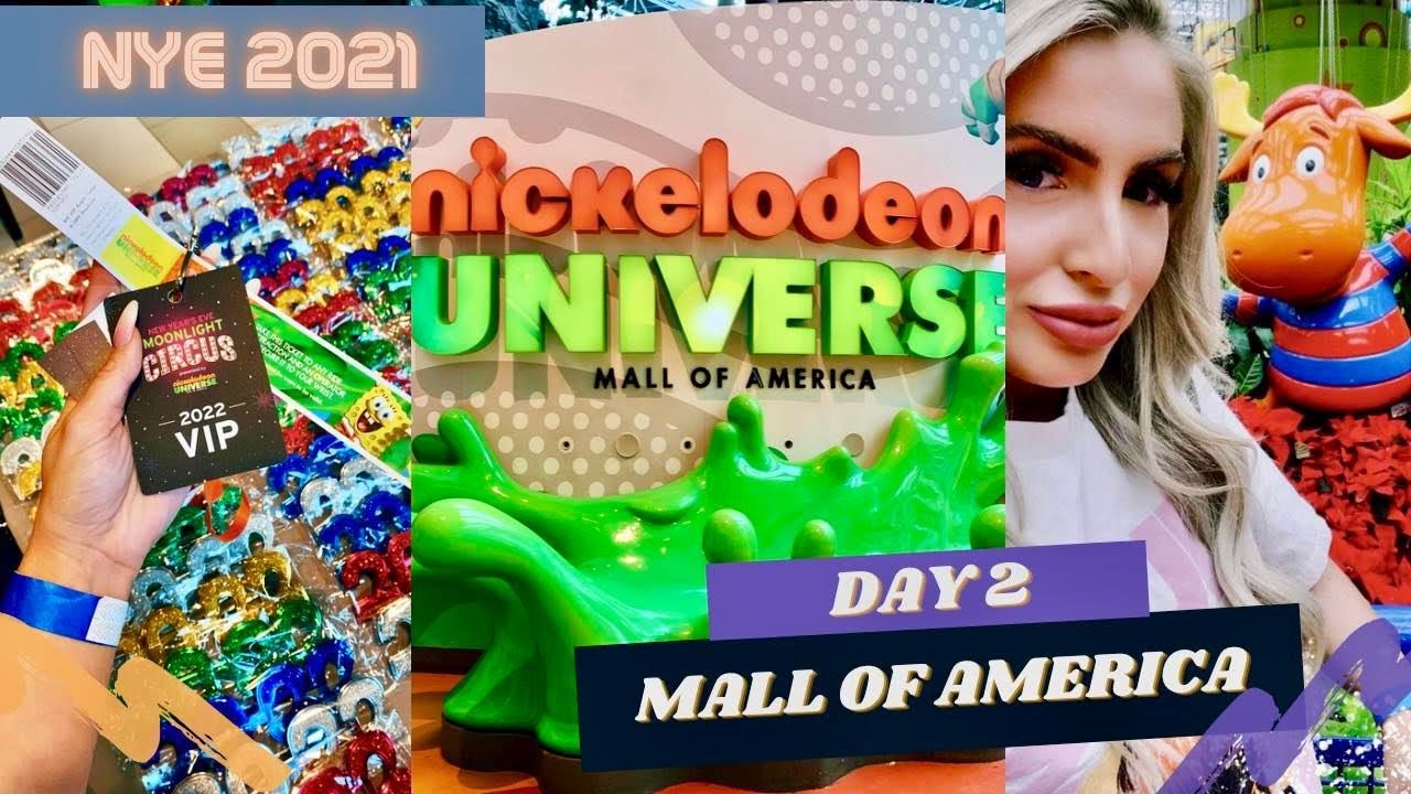 MALL OF AMERICA FOR NYE 2021 | Day 2 | Nickelodeon Universe, Lockdown at the Mall,  & New Years Eve