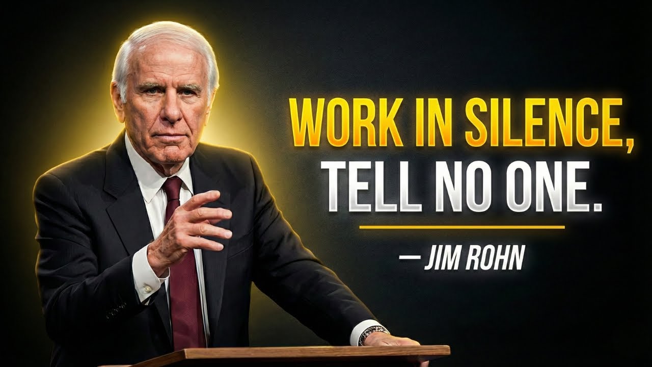 WORK IN SILENCE, STAY PATIENT, AND LET YOUR RESULTS SPEAK | Jim Rohn Motivation