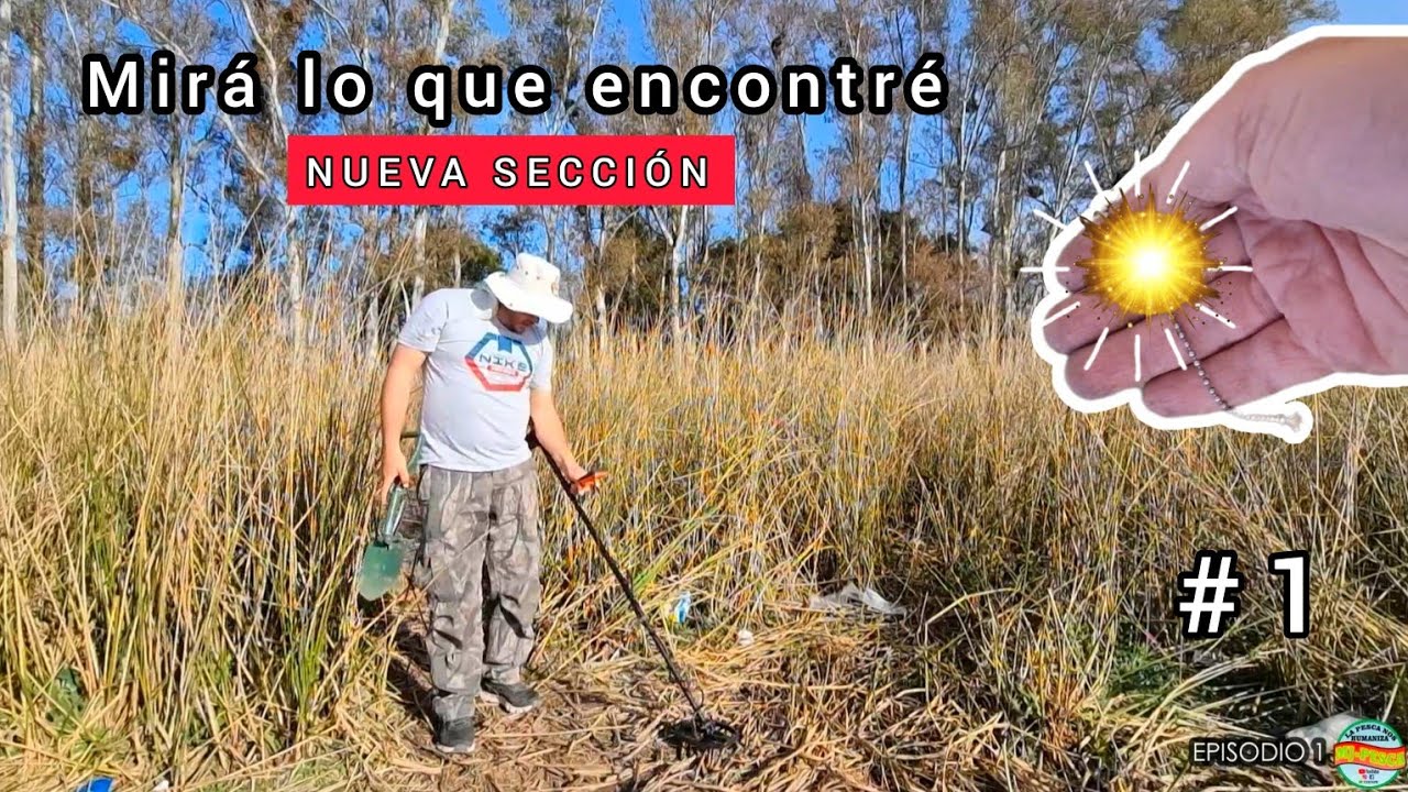 En busca de lo que PIERDEN los pescadores, detector de metales // hoy laguna de monte episodio 1