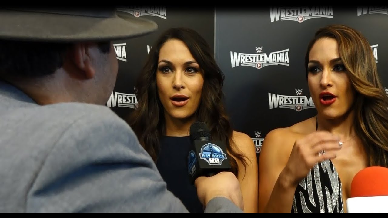 2015 BELLA TWINS WRESTLEMANIA 31 INTERVIEW! TOTAL DIVAS!
