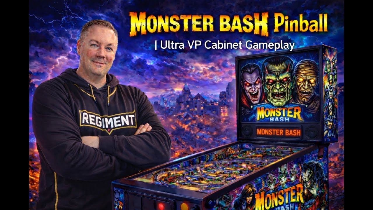 👉  Monster Bash Pinball | Ultra VP Cabinet Gameplay