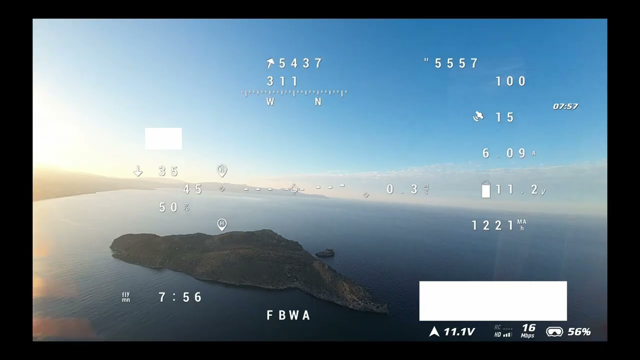 Fimi Manta Long range Dji o3 sunset flight