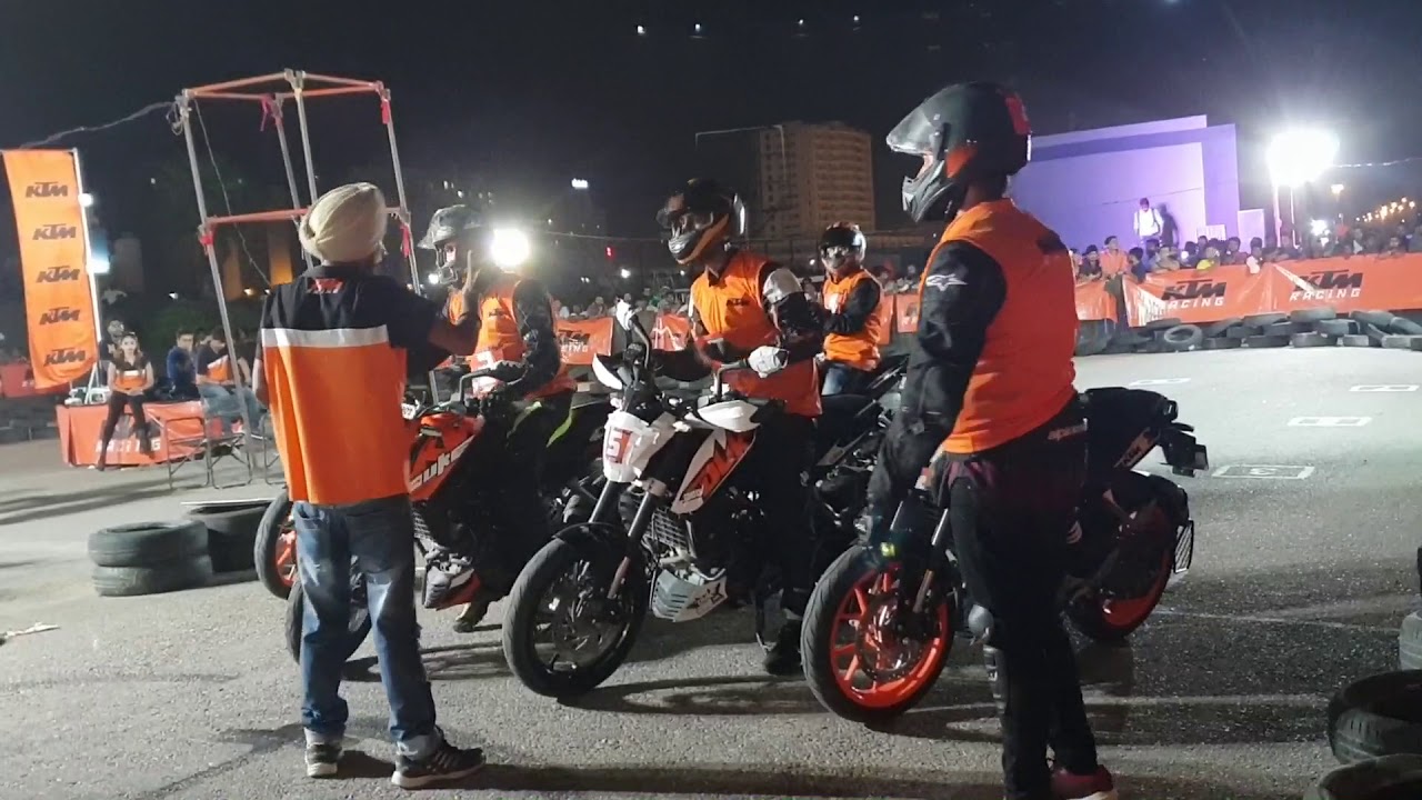 KTM Orange Day || Stunts and Street Race || Lucknow || June 2018