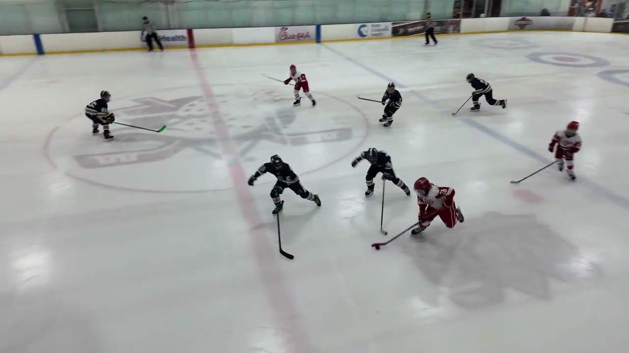2025.10.19.Ice Dogs 12UA vs Bay Harbor Red Wings 1st Period