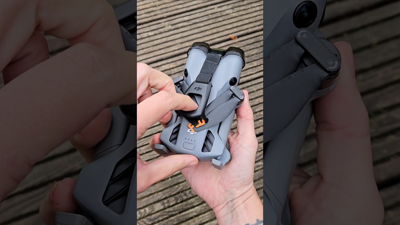 HOW TO FOLD your DJI Mini 5 Pro 🔥😵 #shorts #dji #djimini5pro #drone #howto