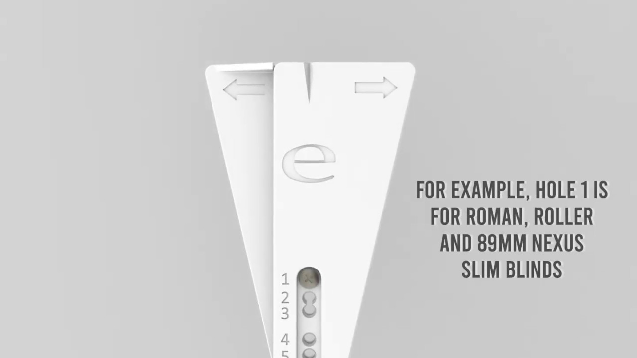 Eclipse Blinds Bay Window Tool Assembly Instructions