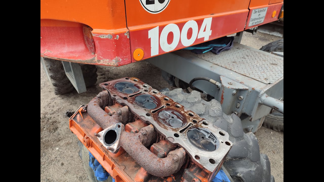 Atlas 1004 Kopci jak parowóz.. Co tym razem remont silnika ? Czy uszczelka pod głowicą ? Demontaż..