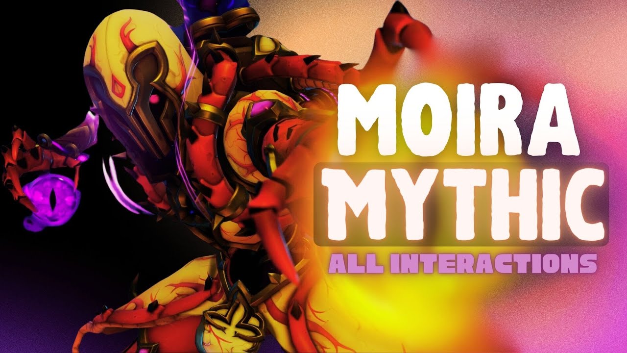 Moira Mythic ALL new interactions | Overwatch season 9