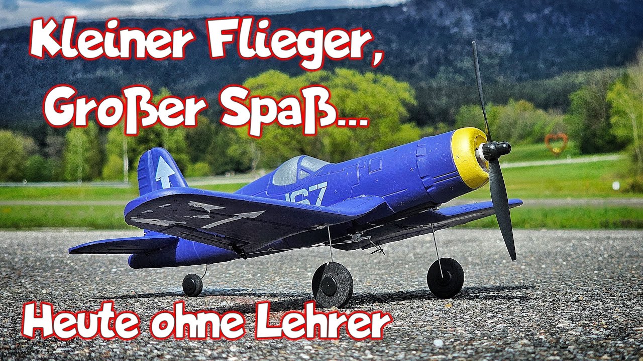 Überlebt die Volantex 761 8 Corsair ohne meinen Fluglehrer?