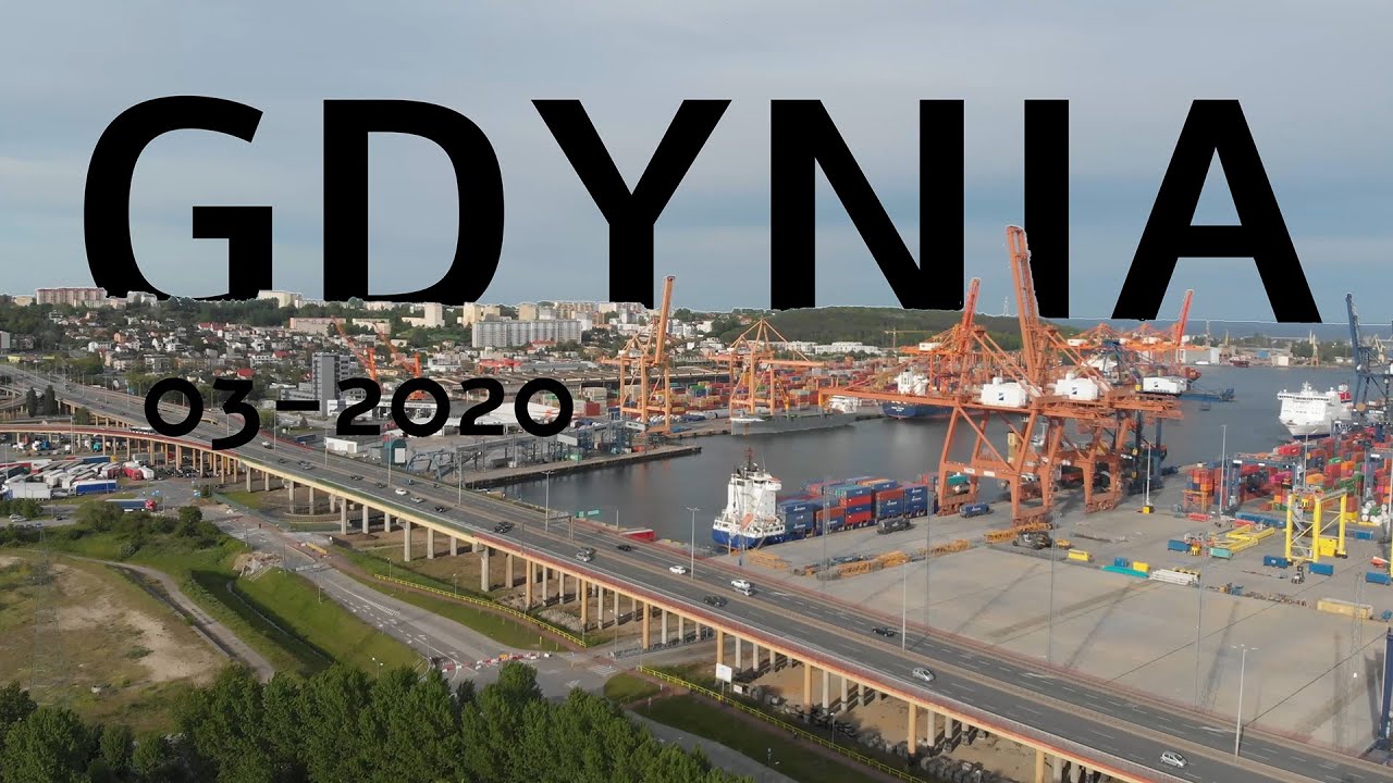 Port Gdynia z drona marzec 2020