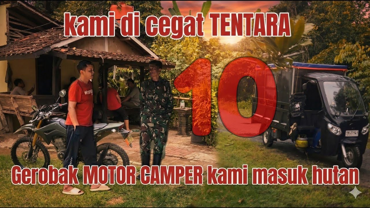 Perjalanan Indah Berujung Dicegat Tentara di Hutan Larangan | Hidup Nomaden di Gerobak