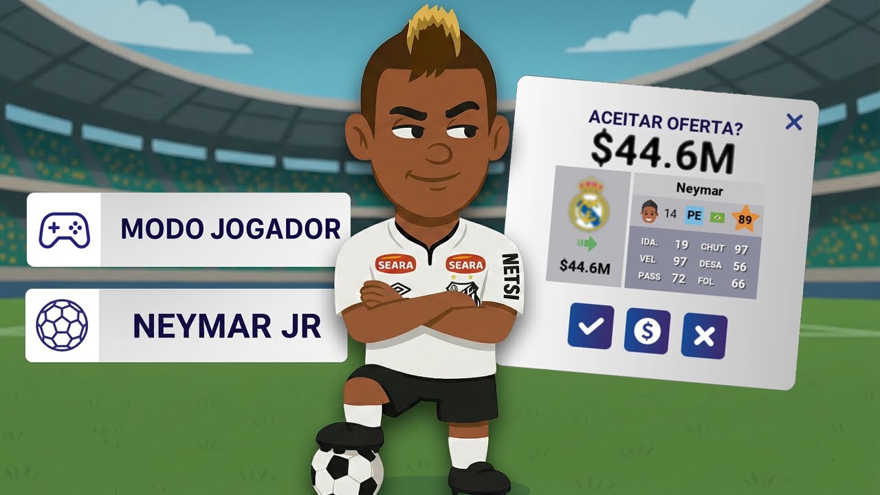 MODO CARREIRA NEYMAR - VAI PRA EUROPA ? | WORLD SOCCER CHAMPS EP 03