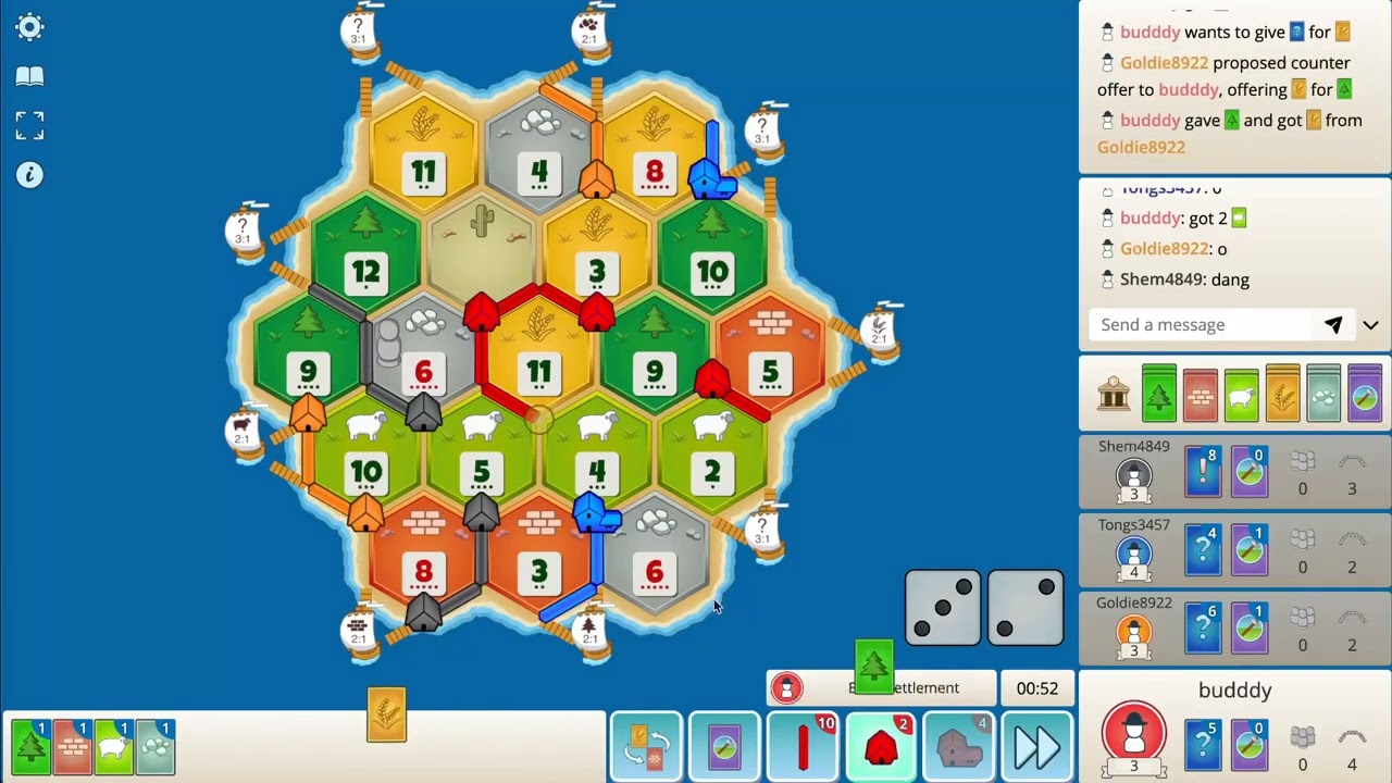 Top Ranked Catan Player - Brick Wood Wheat