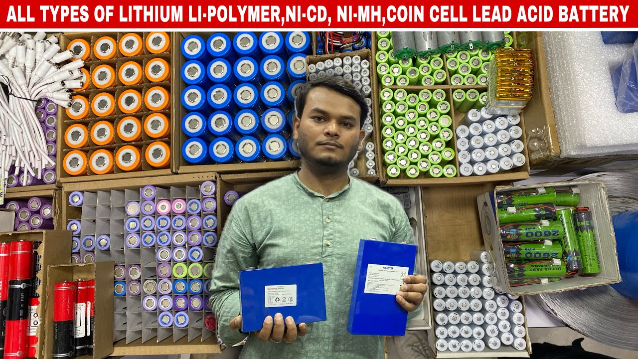 All types of lithium-ion, li-polimer, NI-CD, NI-MH, coin cell, sealed, lead acid, alkaline batteries