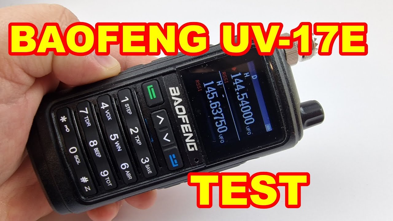 Baofeng UV-17E Test praktyczny + KONKURS Zapraszam