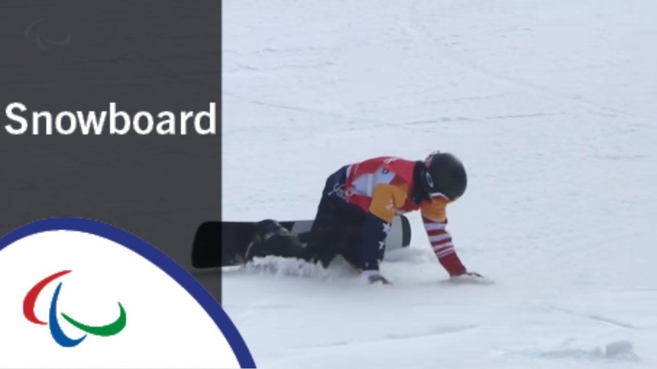 Noah ELLIOTT VS. Reinhold SCHETT |Snowboard cross |Snowboard|PyeongChang2018 Paralympic Winter Games