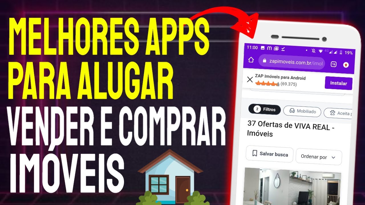 Melhores aplicativos para alugar, comprar e vender im&oacute;veis