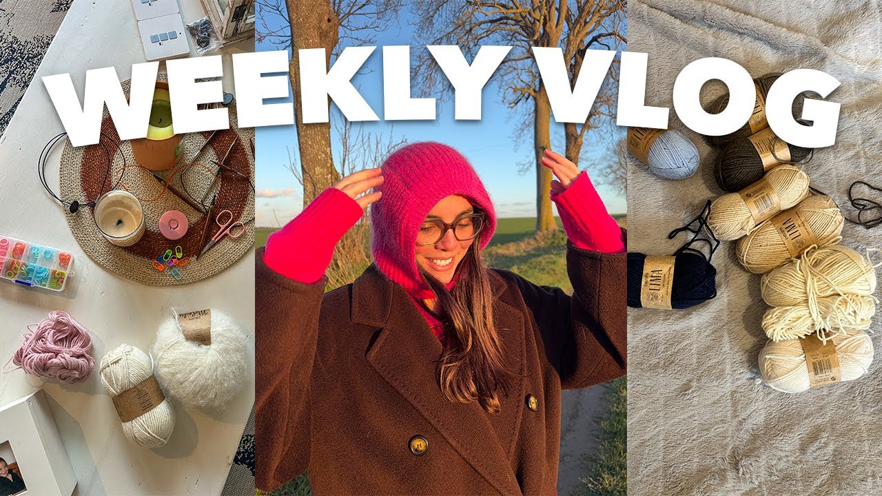 🧶 Mon patron de tricot est sorti ! - Weekly Vlog