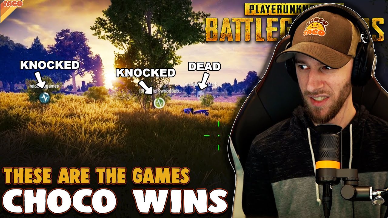 These are the Games chocoTaco Wins ft. Quest, Reid, & HollywoodBob - PUBG Erangel Squads Gameplay