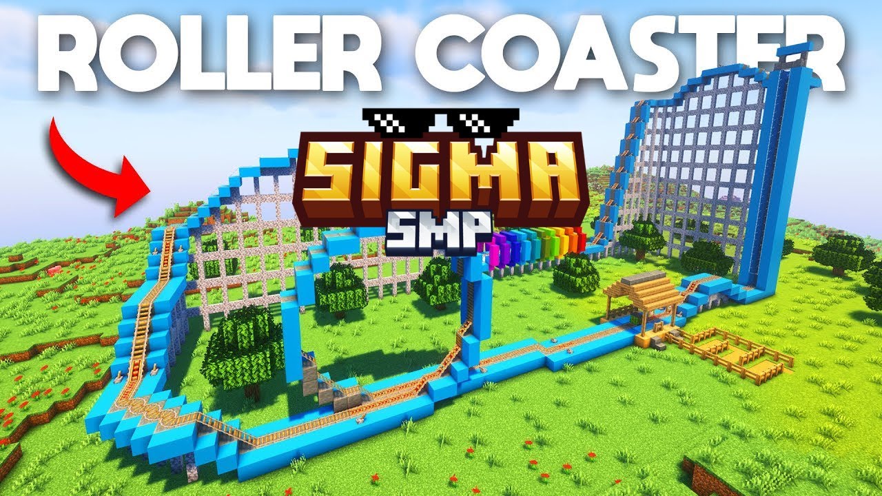 From Rails to Chaos 🎢 | Roller Coaster Build | Sigma SMP