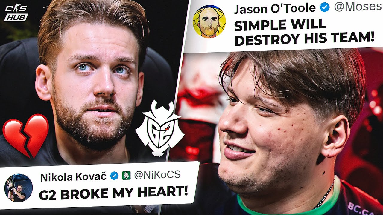 NIKO WAS DISAPPOINTED IN G2! S1MPLE TALKS ABOUT HIS NEW TEAMMATES! CS NEWS, BLAST @cs2newshub​