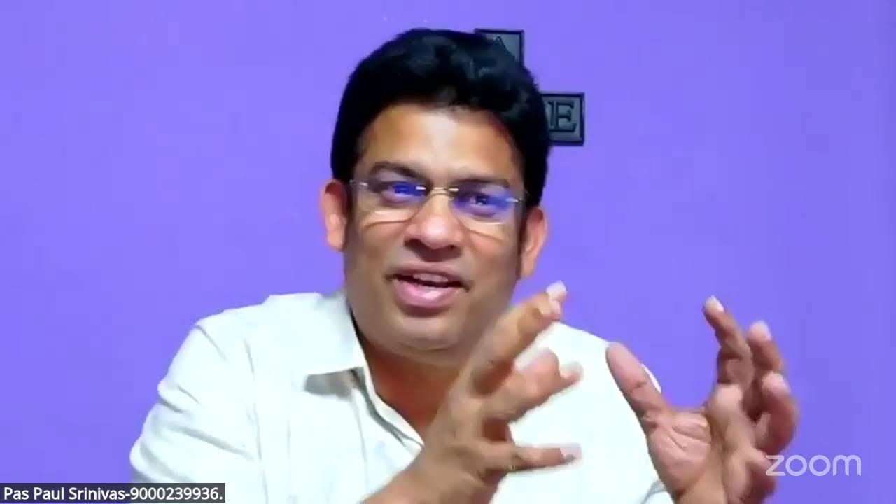 Character Bible Study methodology || Pas Paul Srinivas || 11-03-26