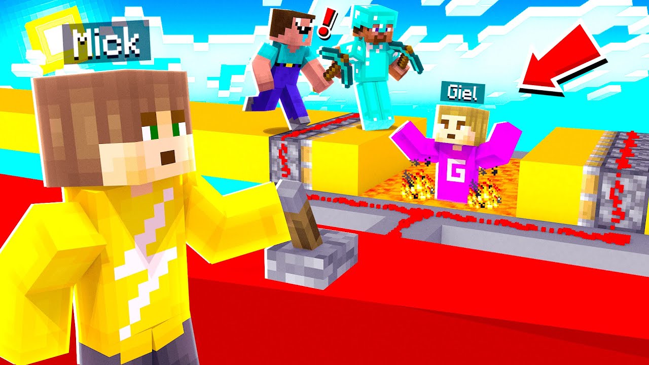 Mijn Vrienden TROLLEN in MINECRAFT!