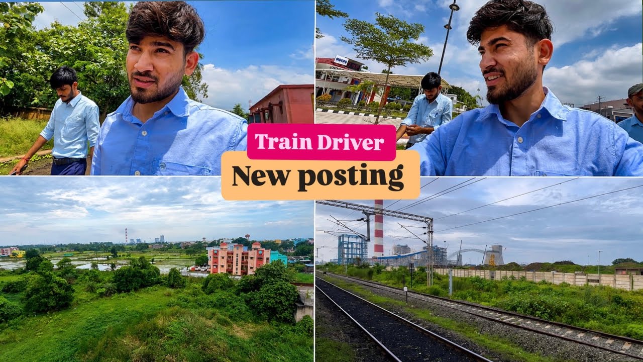 New jagah posting mil gyi😃 | Railway locopilot duty | 