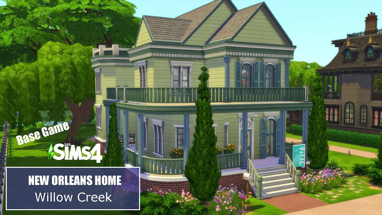 NEW ORLEANS HOME STYLE - Stop Motion Speed Build (NO CC) - The Sims 4