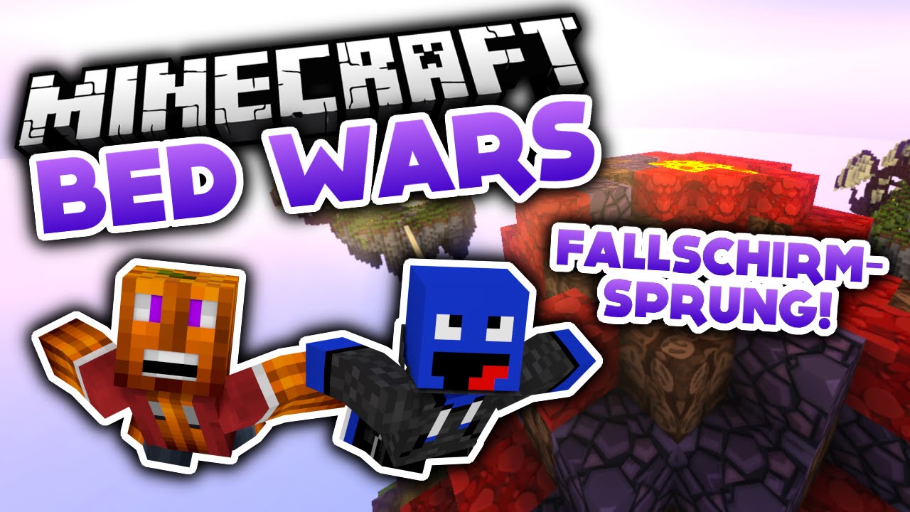 Fallschirmspringer Challenge! - Minecraft Bed Wars (Deutsch/German)